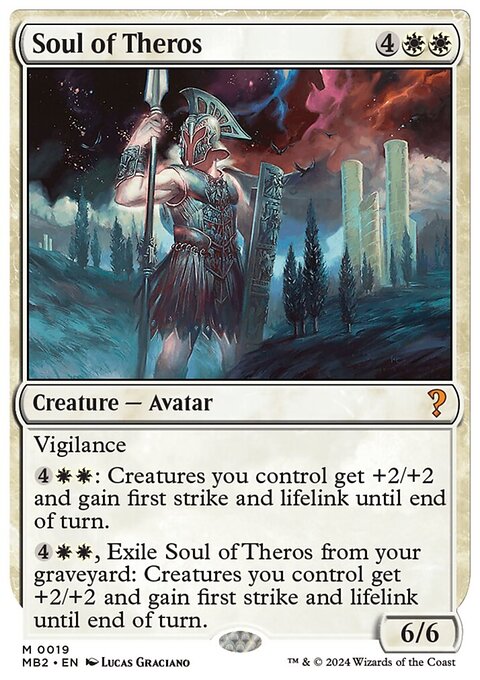 Soul of Theros (White Border) [Mystery Booster 2]
