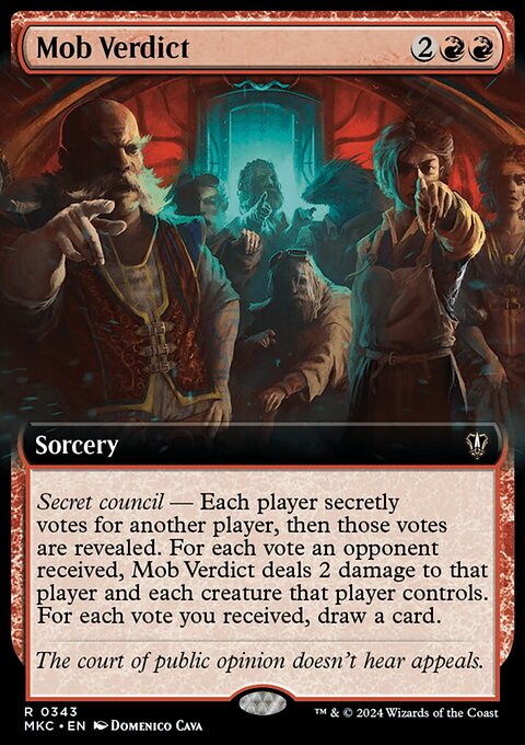 Mob Verdict (Extended Art) [Murders at Karlov Manor Commander]