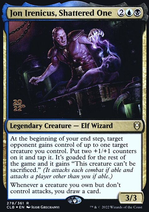 Jon Irenicus, Shattered One [Commander Legends: Battle for Baldur's Gate Prerelease Promos]