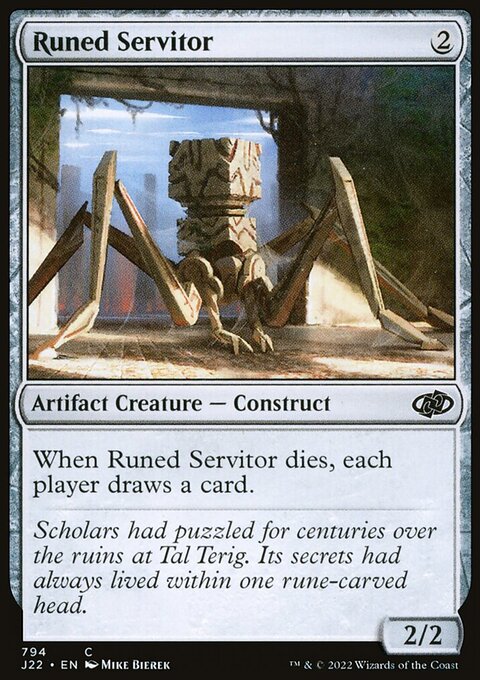 Runed Servitor [Jumpstart 2022]