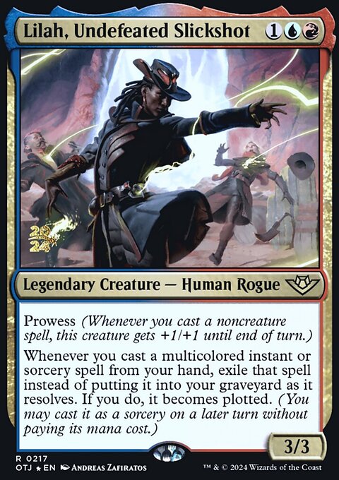 Lilah, Undefeated Slickshot [Outlaws of Thunder Junction Prerelease Promos]