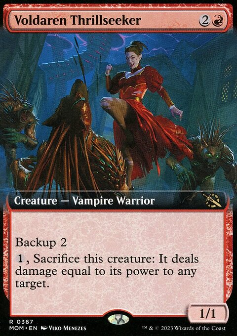 Voldaren Thrillseeker (Extended Art) [March of the Machine]