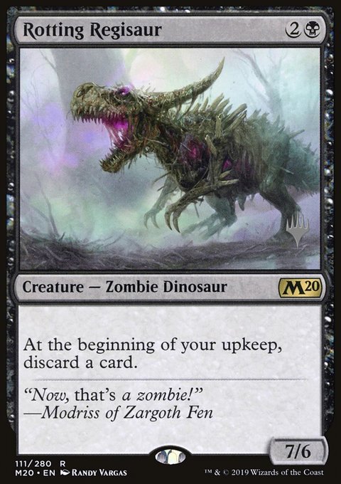 Rotting Regisaur (Promo Pack) [Core Set 2020 Promos]