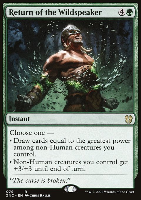 Return of the Wildspeaker [Zendikar Rising Commander]