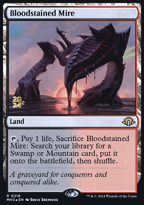 Bloodstained Mire [Modern Horizons 3 Prerelease Promos]