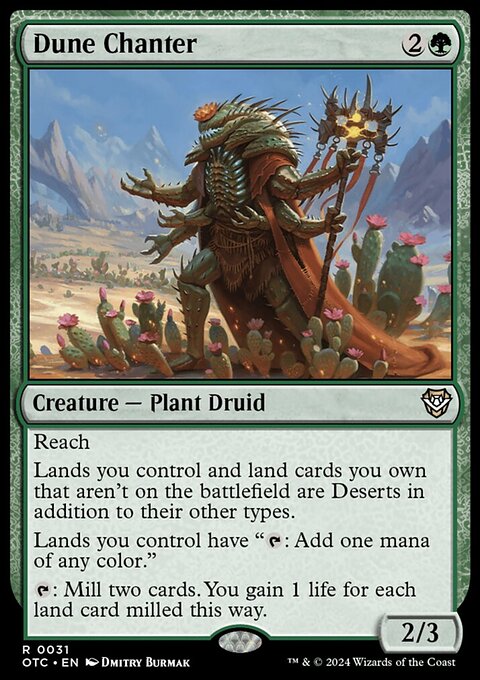 Dune Chanter [Outlaws of Thunder Junction Commander]
