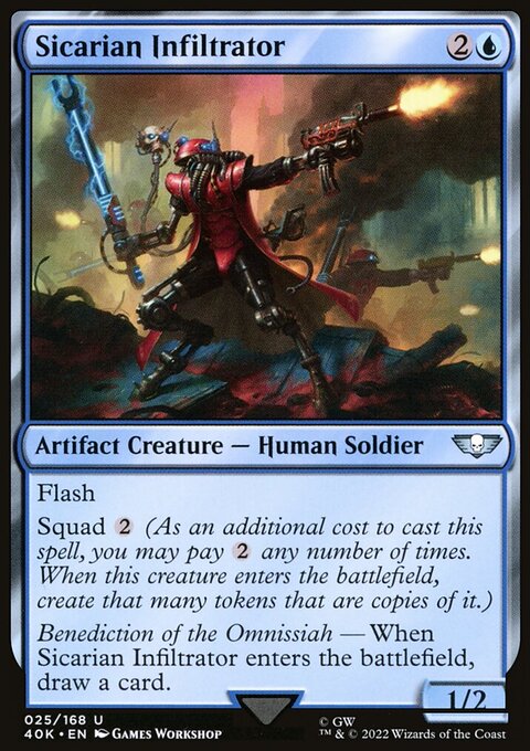 Sicarian Infiltrator (Surge Foil) [Warhammer 40,000]