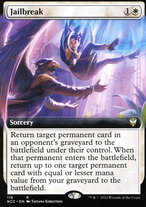 Jailbreak (Extended Art) [Streets of New Capenna Commander]