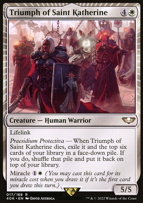 Triumph of Saint Katherine (Surge Foil) [Warhammer 40,000]