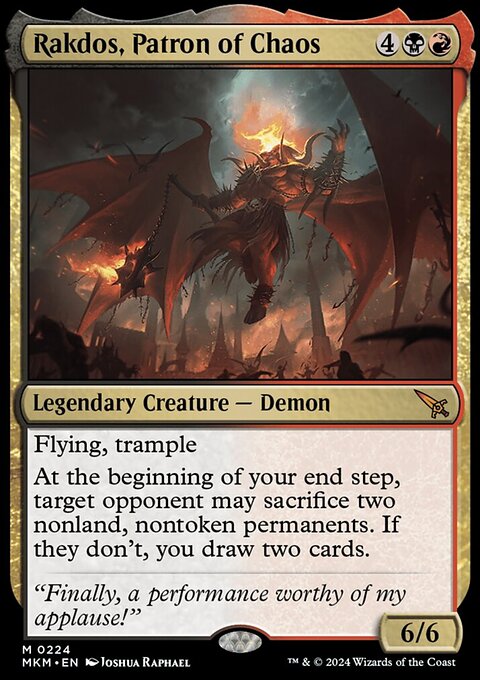 Rakdos, Patron of Chaos [Murders at Karlov Manor]