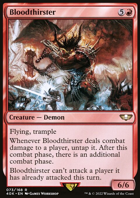 Bloodthirster (Surge Foil) [Warhammer 40,000]