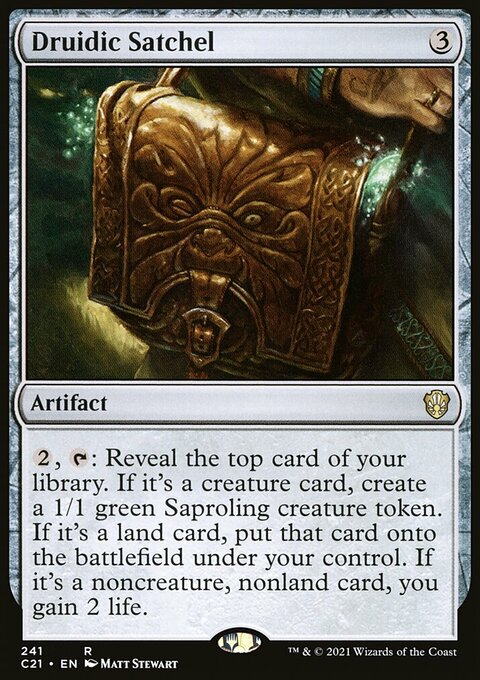Druidic Satchel [Commander 2021]
