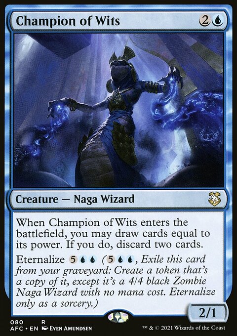 Champion of Wits [Dungeons & Dragons: Adventures in the Forgotten Realms Commander]