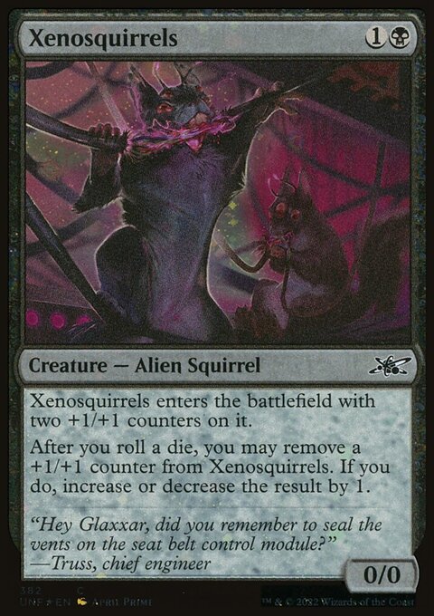 Xenosquirrels (Galaxy Foil) [Unfinity]