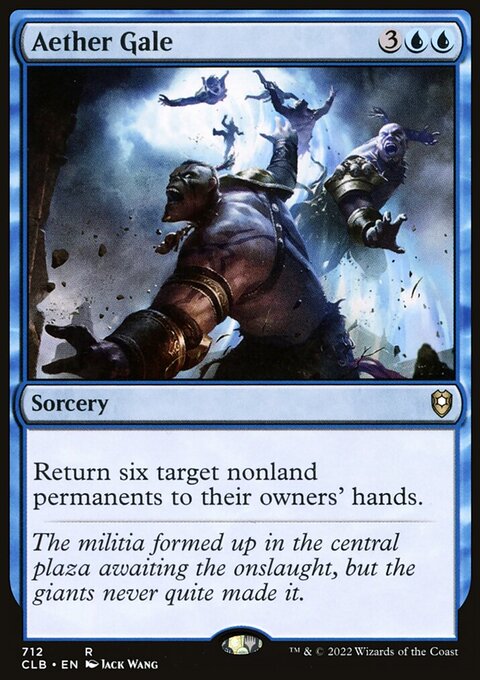 Aether Gale [Commander Legends: Battle for Baldur's Gate]