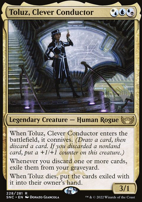 Toluz, Clever Conductor (Promo Pack) [Streets of New Capenna Promos]