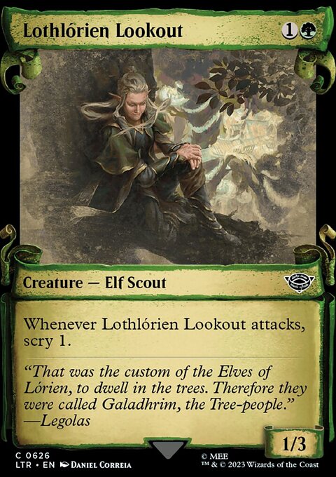 Lothlorien Lookout [The Lord of the Rings: Tales of Middle-Earth Showcase Scrolls]