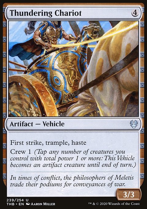 Thundering Chariot [Theros Beyond Death]