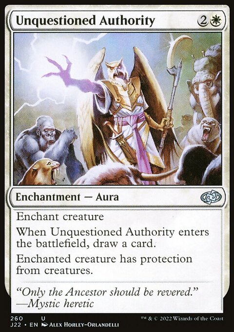 Unquestioned Authority [Jumpstart 2022]