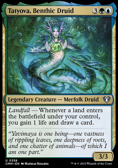 Tatyova, Benthic Druid [Commander Masters]