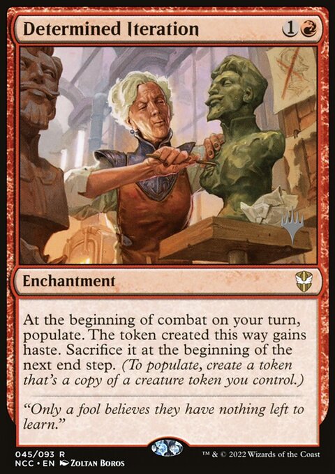 Determined Iteration (Promo Pack) [Streets of New Capenna Commander Promos]