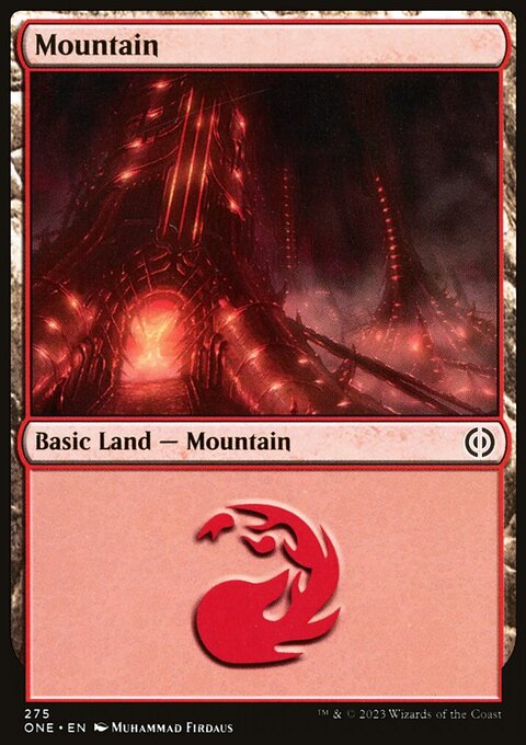 Mountain (275) [Phyrexia: All Will Be One]
