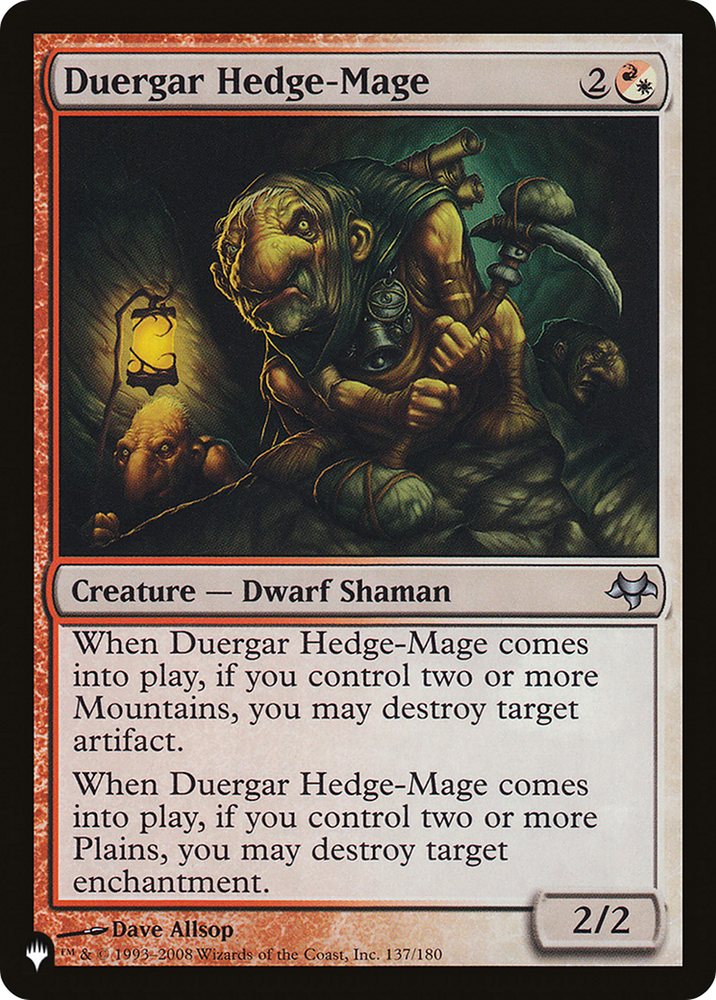 Duergar Hedge-Mage [The List]