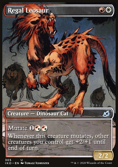 Regal Leosaur (Showcase) [Ikoria: Lair of Behemoths]