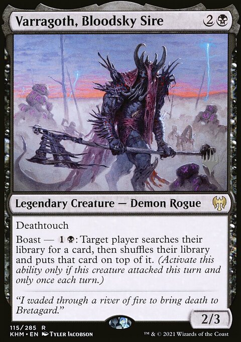 Varragoth, Bloodsky Sire (Promo Pack) [Kaldheim Promos]