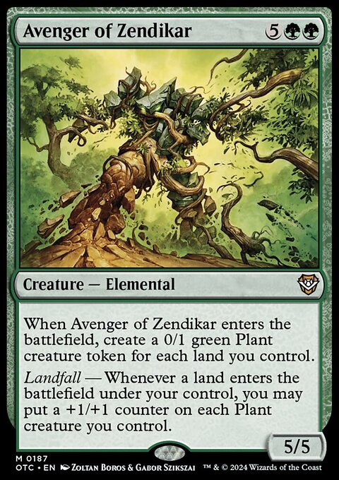 Avenger of Zendikar [Outlaws of Thunder Junction Commander]