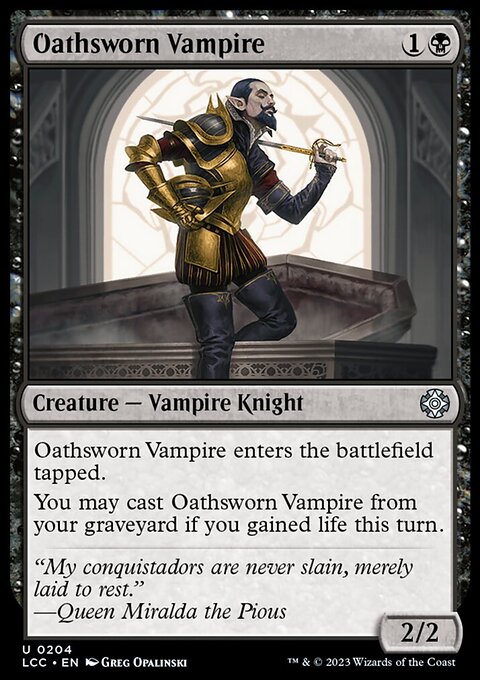 Oathsworn Vampire [The Lost Caverns of Ixalan Commander]