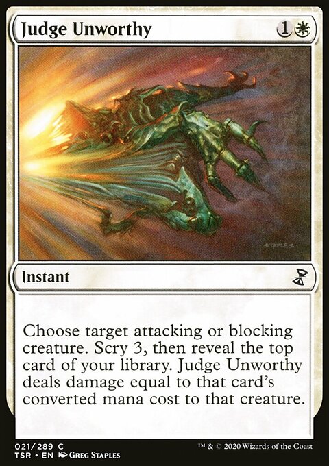Judge Unworthy [Time Spiral Remastered]