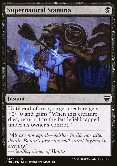 Supernatural Stamina [Commander Legends]