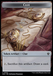 Clue // Food Double-Sided Token [Murders at Karlov Manor Commander Tokens]