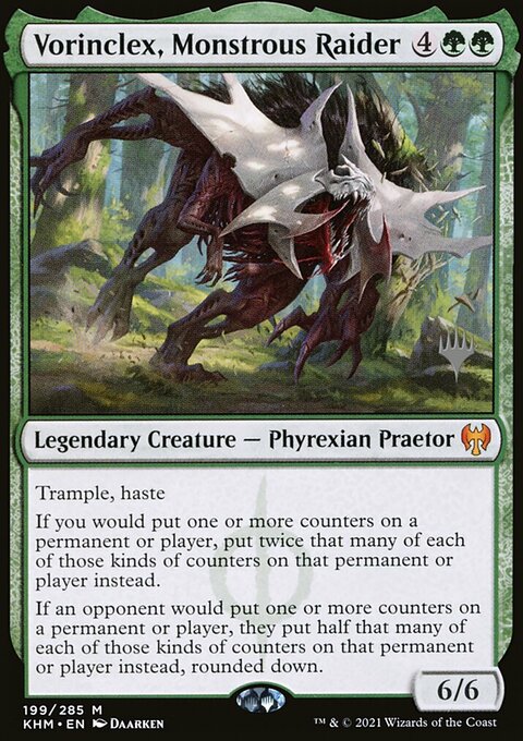 Vorinclex, Monstrous Raider (Promo Pack) [Kaldheim Promos]