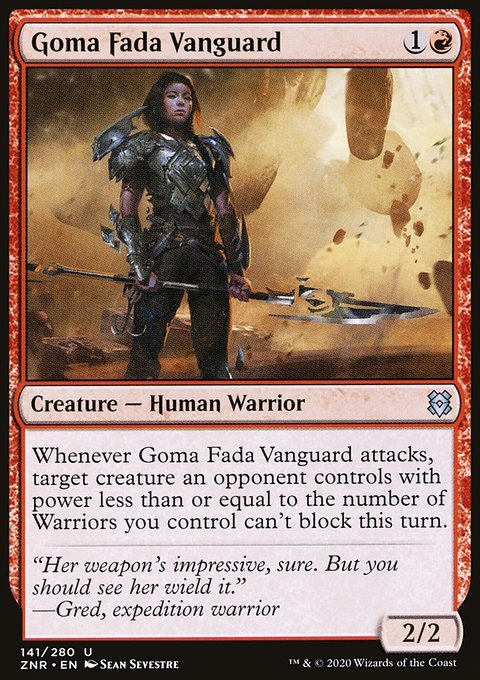Goma Fada Vanguard [Zendikar Rising]
