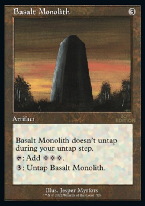 Basalt Monolith (Retro) [30th Anniversary Edition]