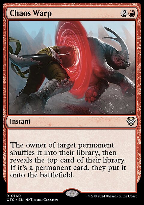 Chaos Warp [Outlaws of Thunder Junction Commander]