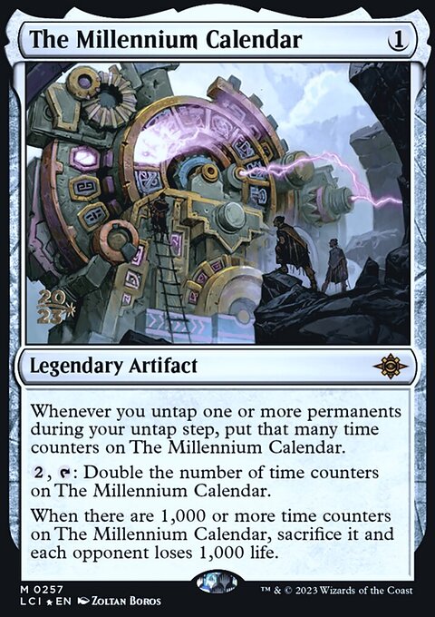 The Millennium Calendar [The Lost Caverns of Ixalan Prerelease Cards]