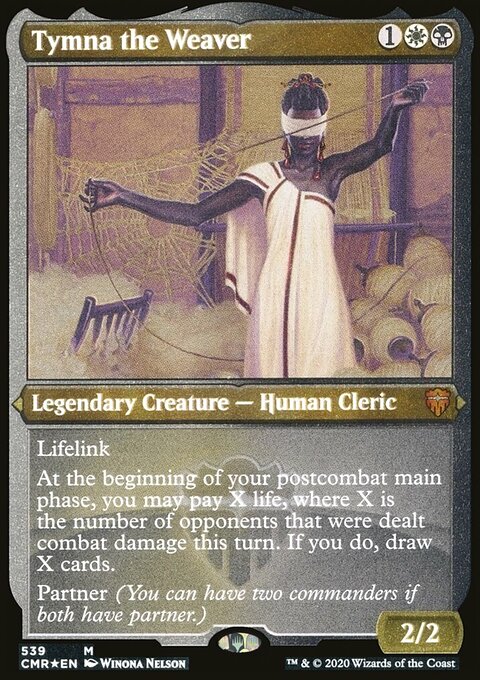 Tymna the Weaver (Etched) [Commander Legends]
