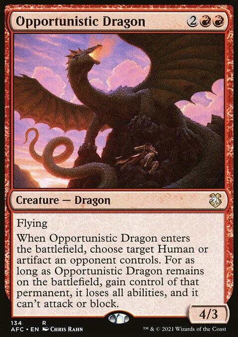 Opportunistic Dragon [Dungeons & Dragons: Adventures in the Forgotten Realms Commander]