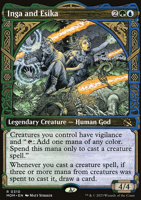 Inga and Esika (Showcase Planar Booster Fun) [March of the Machine]