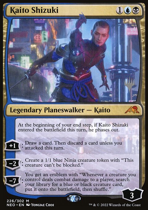 Kaito Shizuki (Promo Pack) [Kamigawa: Neon Dynasty Promos]