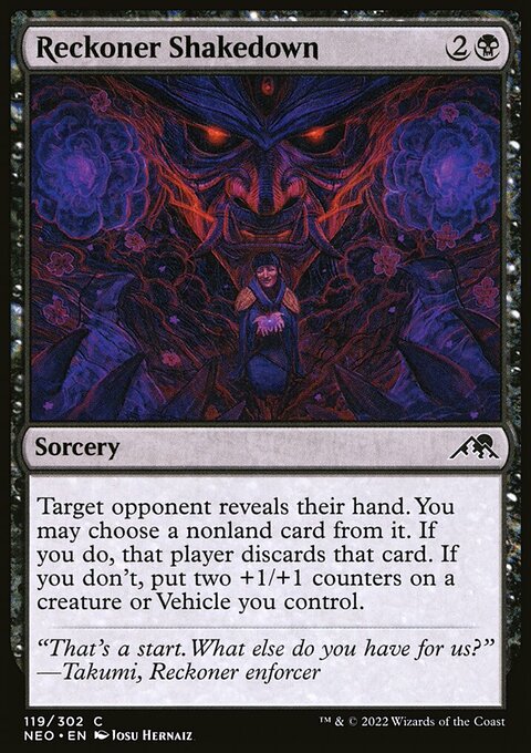 Reckoner Shakedown [Kamigawa: Neon Dynasty]