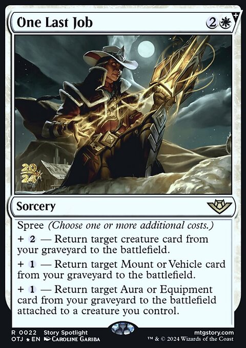 One Last Job [Outlaws of Thunder Junction Prerelease Promos]