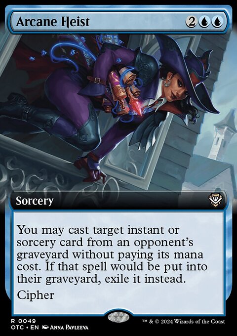 Arcane Heist (Extended Art) [Outlaws of Thunder Junction Commander]
