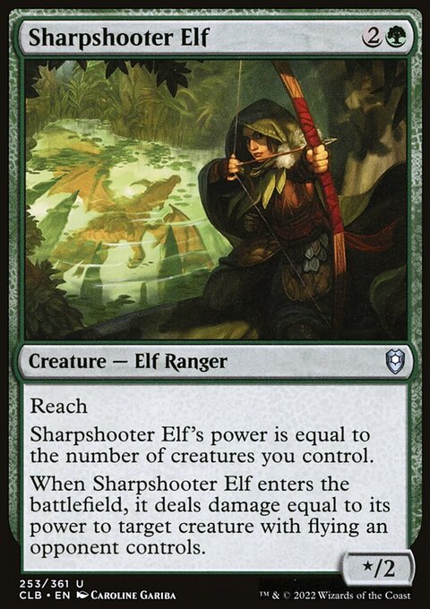 Sharpshooter Elf [Commander Legends: Battle for Baldur's Gate]