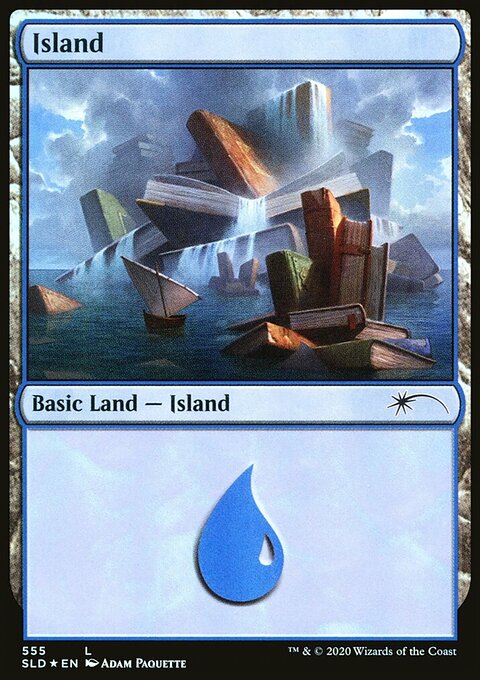 Island (Well Read) (555) [Secret Lair Drop Promos]