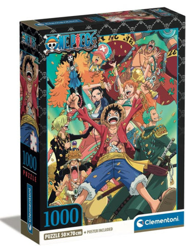 Clementoni One Piece Puzzle 1000 pieces - Compact