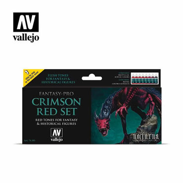 Vallejo - Game Colour - Crimson Red 8 Colour Set